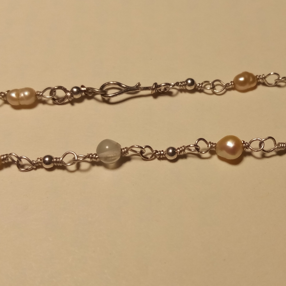 Classy moonstone bracelet